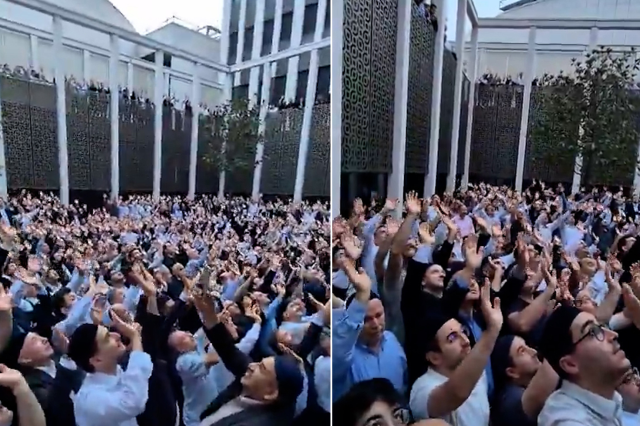 Süleymancıların Almanya kolundan dikkat çeken açılış: Yüzlerce mavi takkeli bir arada...