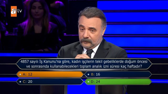 Milyoner’de yarışmacı bilemediği o soruya, Bakan Göktaş'tan yanıt gecikmedi
