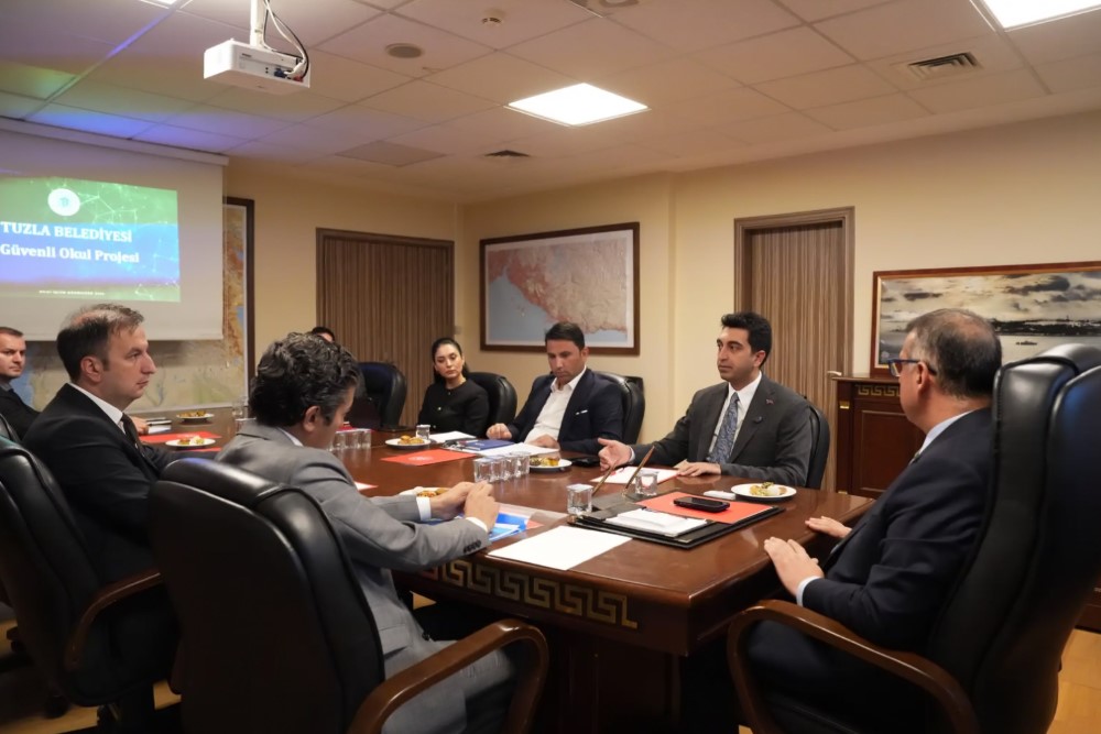 Tuzla’da “Güvenli Okul Projesi” için düğmeye basıldı