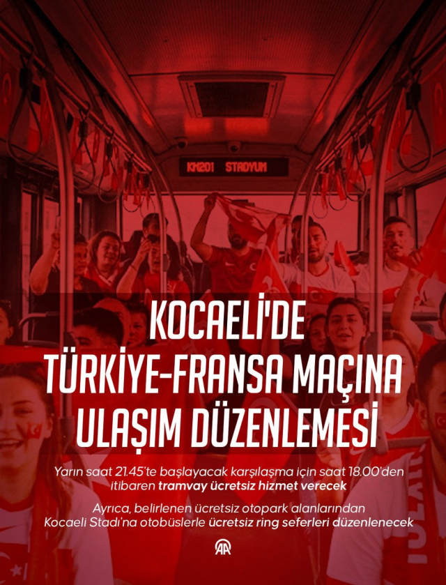 Türkiye-Fransa maçı öncesi önemli duyuru: Taraftara ücretsiz olacak!