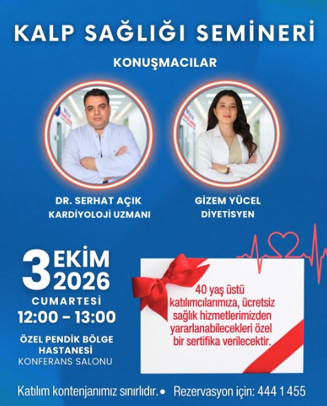 Özel Pendik Bölge Hastanesi’nde Kalp Sağlığına Dair Önemli Seminer
