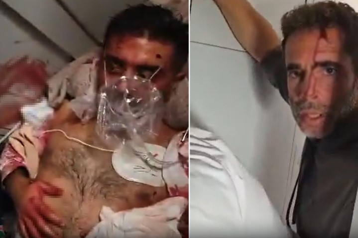 Havada vahşet anları: İsrail'e giden uçakta infial yaratacak görüntü ortaya çıktı!