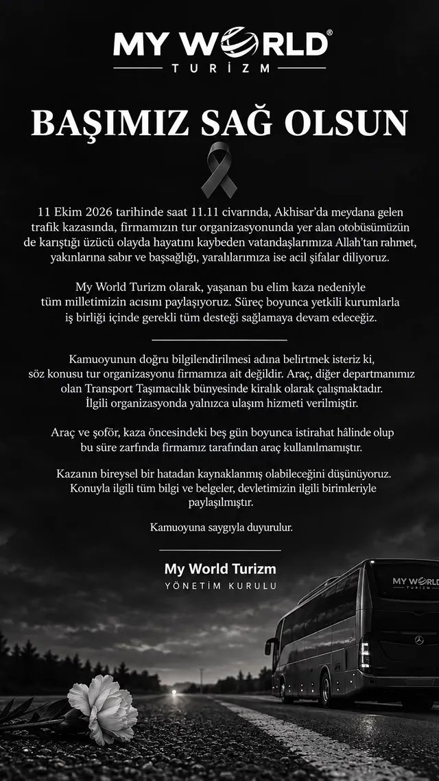 11 kişinin öldüğü kaza sonrası tur şirketi kendini bakın nasıl savundu?