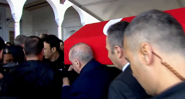 Dündar Ziya Gültekin'e cenaze töreni: Erdoğan'ın tabutun başındaki sözleri damga vurdu