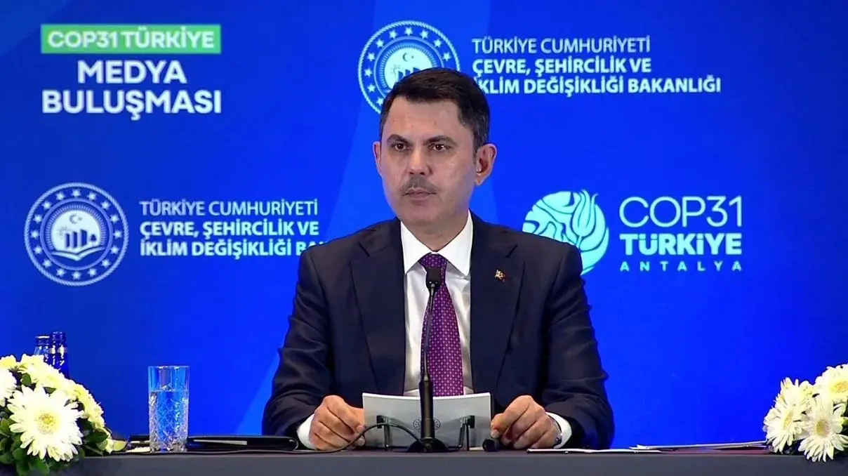 Bakan Kurum önemli açıklamalarda bulundu: Türkiye COP31 için Antalya'da 85 dünya liderini ağırlamaya hazırlanıyor