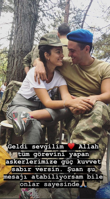 Pelin Akil'in eşi Anıl Altan askerden döndü| İşte Anıl Altan'ın asker fotoğrafları