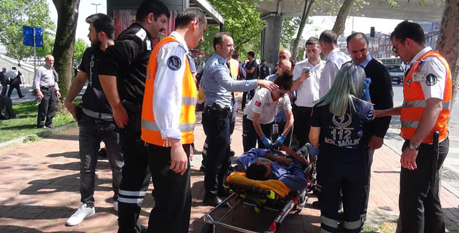 Haliç'te akıl almaz intihar girişimi 