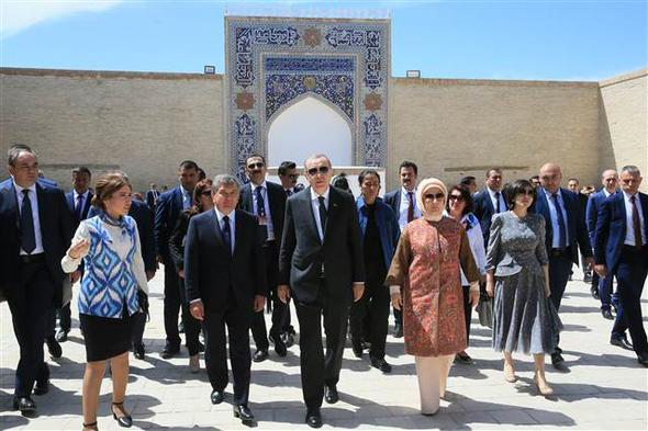 Erdoğan'ın Özbekistan ziyareti Özbek basınında böyle yer aldı