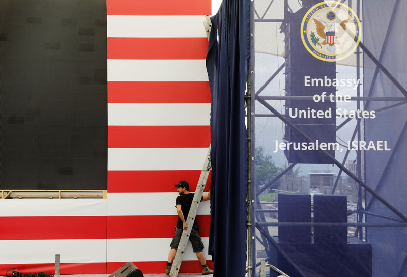 Kudüs'te gergin bekleyiş... ABD Büyükelçiliği Kudüs'e taşınıyor