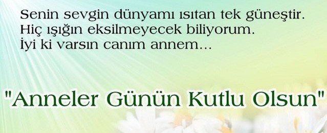 2019 Resimli anneler günü mesajları