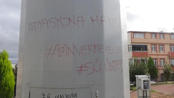 Pendik'te çocuk parkında baz istasyonu eylemi!