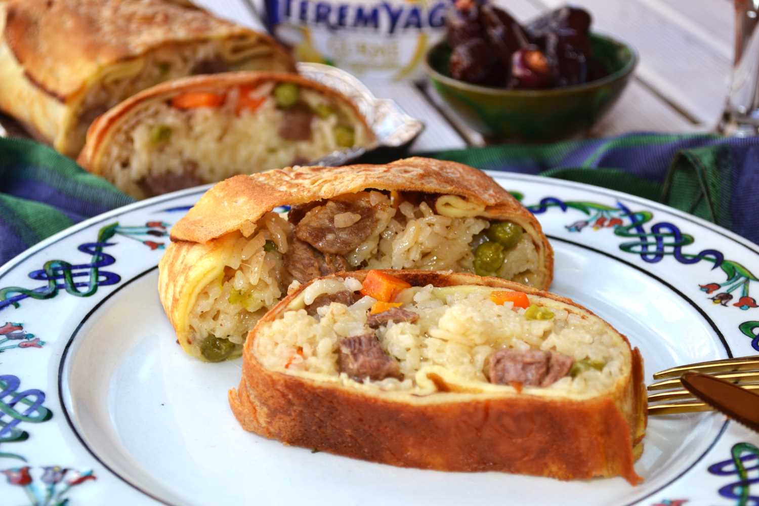 Krepte Rulo Pilav nasıl yapılır? | Gelinim mutfakta Krepte Rulo Pilav tarifi...