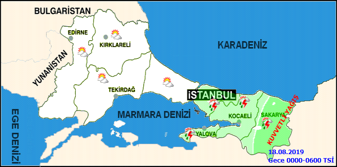 İstanbul yağışa teslim oldu! Yağış akşam saatlerine kadar devam edecek