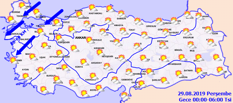 Meteoroloji'den kuvvetli yağış ve kuvvetli rüzgar uyarısı!
