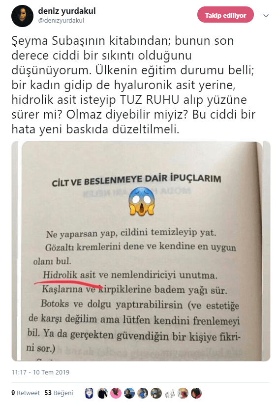 Hyalüronik asit nedir? Hidroklorik asit nedir? Şeyma Subaşı hidrolik asit bölümü