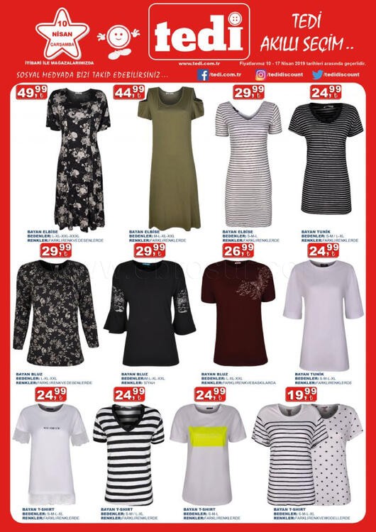 Tedi Aktüel Kataloğu 10 Nisan-17 Nisan 2019|Tedi'de bu hafta neler var?