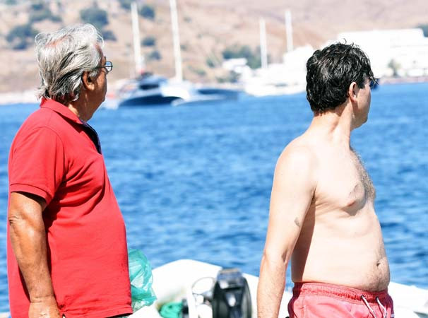 Görenlerin bir daha baktığı yat, Bodrum'da