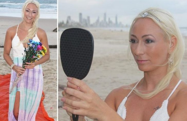 Avustralyalı kadın evlenecek birini bulamayınca kendisiyle evlendi!