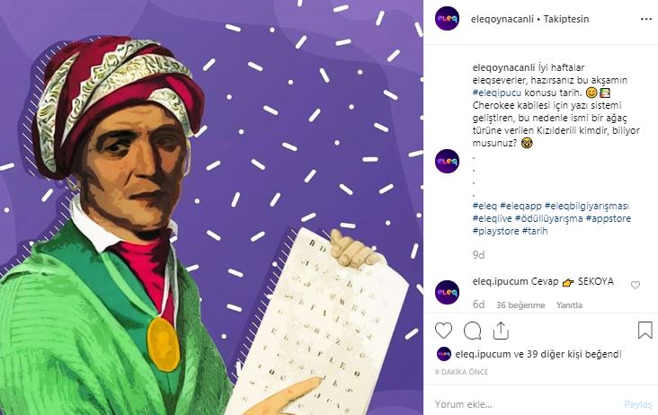 Eleq ipucu cevabı nedir? 29 Nisan Eleq joker kodu nedir?