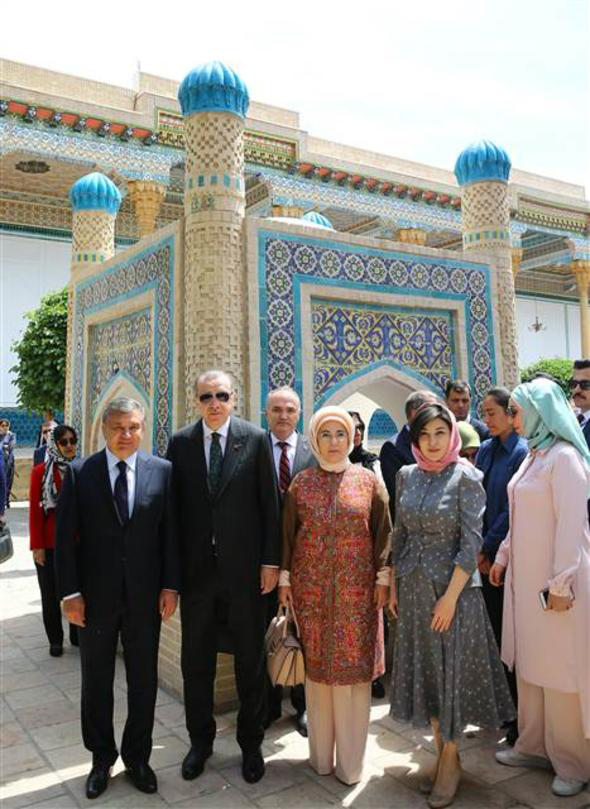 Erdoğan'ın Özbekistan ziyareti Özbek basınında böyle yer aldı