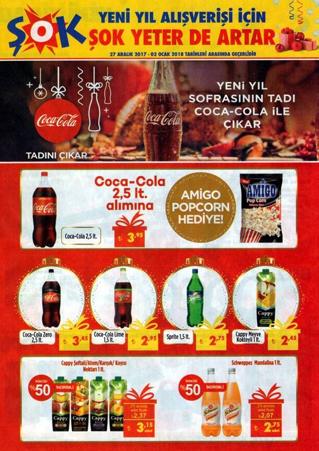 ŞOK Market Aktüel Ürün Listesi 27 Aralık - 02 Ocak Arası