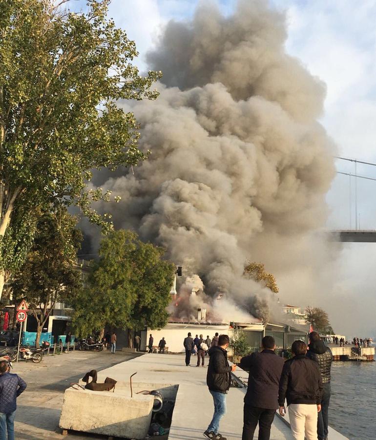 rumeli hisarında yangın