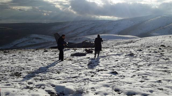 Isparta'da Askeri Eğitim Uçağı Düştü