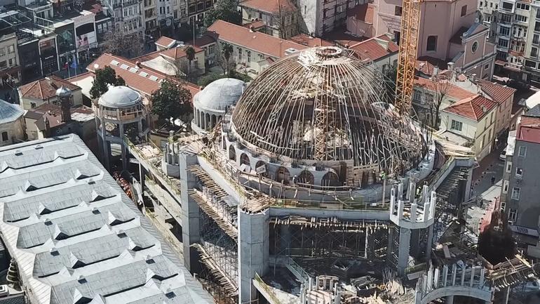 Taksim Camisi'nin İnşaatında Bitme Aşamasına Gelindi