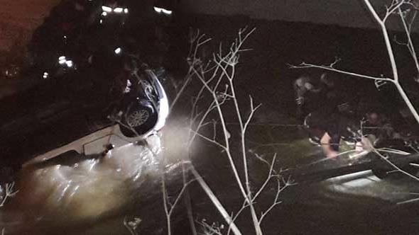 Trabzon'da Polis Aracı Dereye Uçtu! 1 Şehit 1 Yaralı...