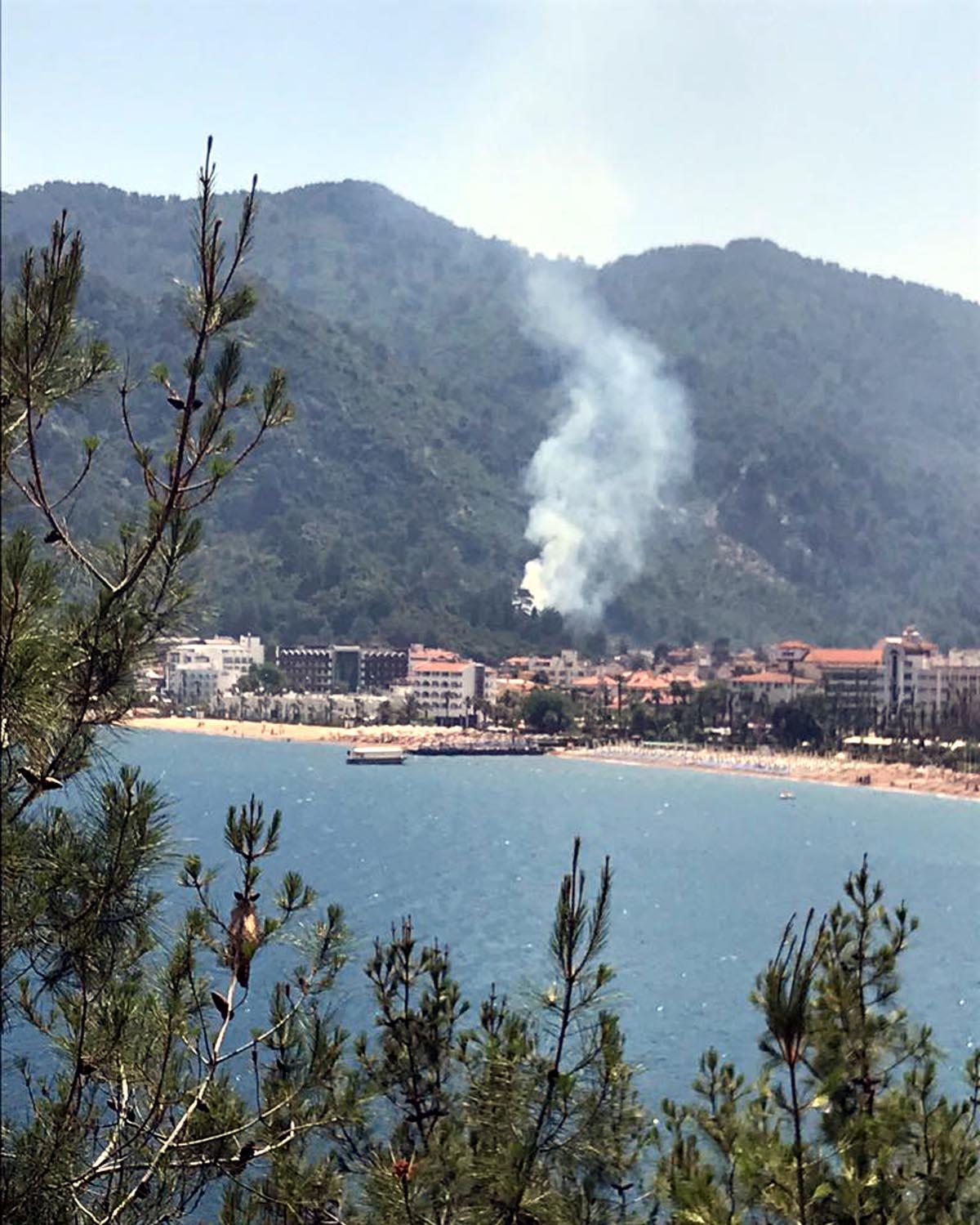 Marmaris'te ormanı kundakladılar! 3 Ayrı yerde yangın!