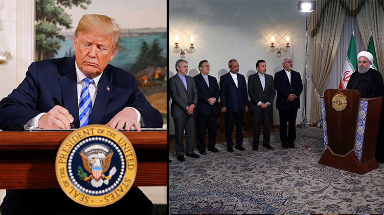 Obama yaptı Trump bozdu! İranlı vekiller ABD bayrağını yaktı...