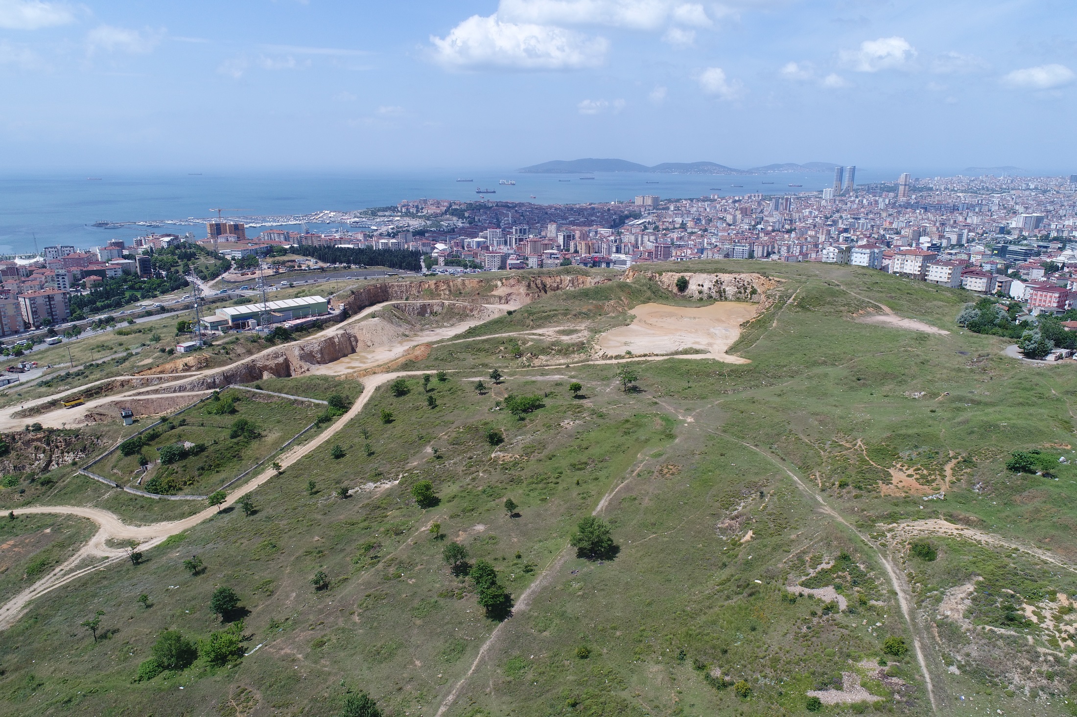 Pendik'te eski maden sahası millet bahçesi oluyor!