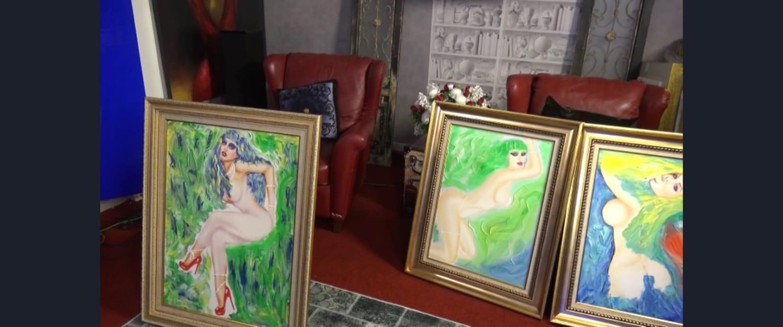 Adnan Oktar'ın villasından kediciklerin nü tablosu çıktı