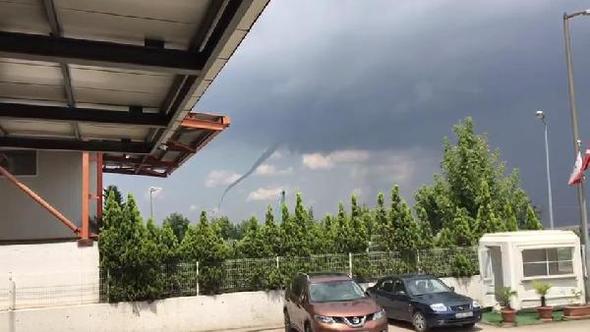 Tuzla'da hortum paniği!