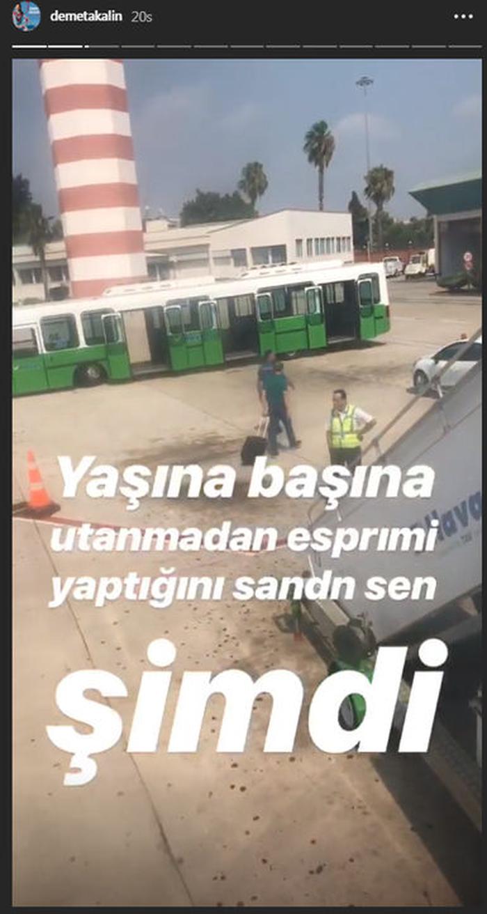 Demet Akalın'ın uçağında bomba alarmı!