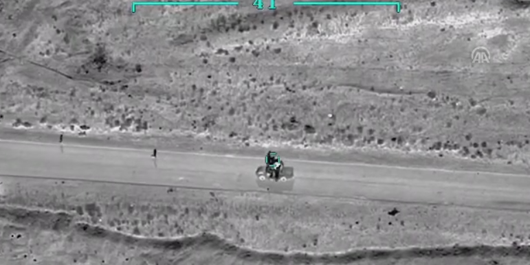 TSL ve MİT'in Sincar operasyonu görüntüleri! Terörist böyle vuruldu