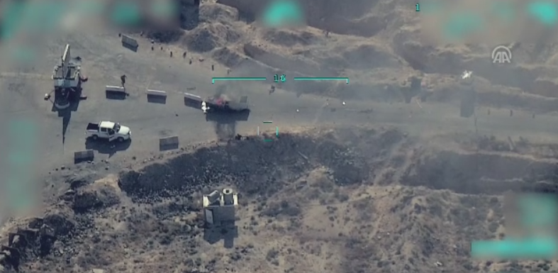 TSL ve MİT'in Sincar operasyonu görüntüleri! Terörist böyle vuruldu