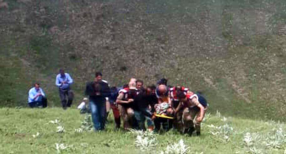 Erzurum'da ayıyla uçuruma yuvarlanan adamın ölüm nedeni belli oldu