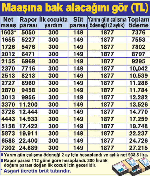 Tüm annelere devletten 7376 TL destek