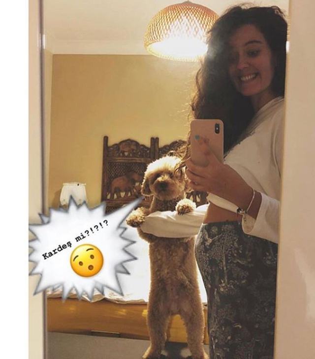 Pelin Akil hamilelik fotoğrafını paylaştı