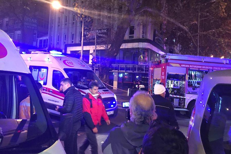 Ankara'da iş yerinde patlama: 6 yaralı