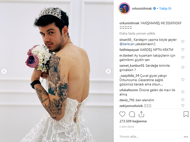 Orkun Işıtmak kimdir? Orkun Işıtmak gelinlik giydi