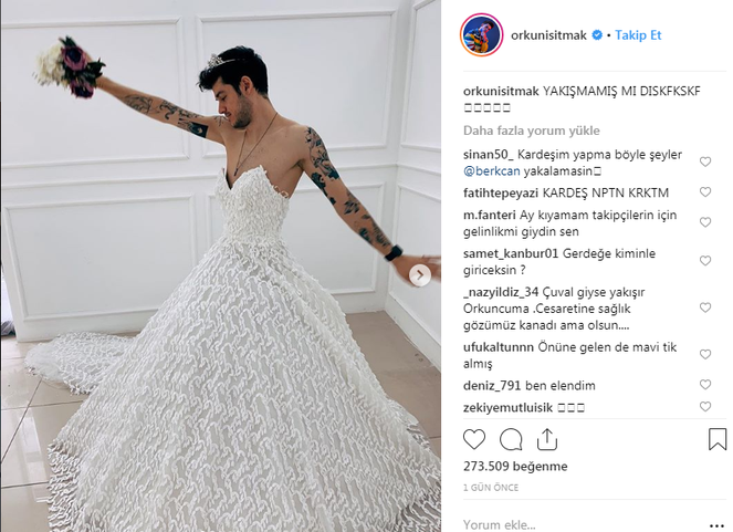 Orkun Işıtmak kimdir? Orkun Işıtmak gelinlik giydi