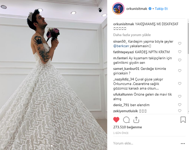 Orkun Işıtmak kimdir? Orkun Işıtmak gelinlik giydi