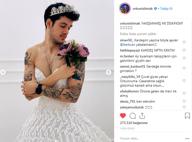 Orkun Işıtmak kimdir? Orkun Işıtmak gelinlik giydi