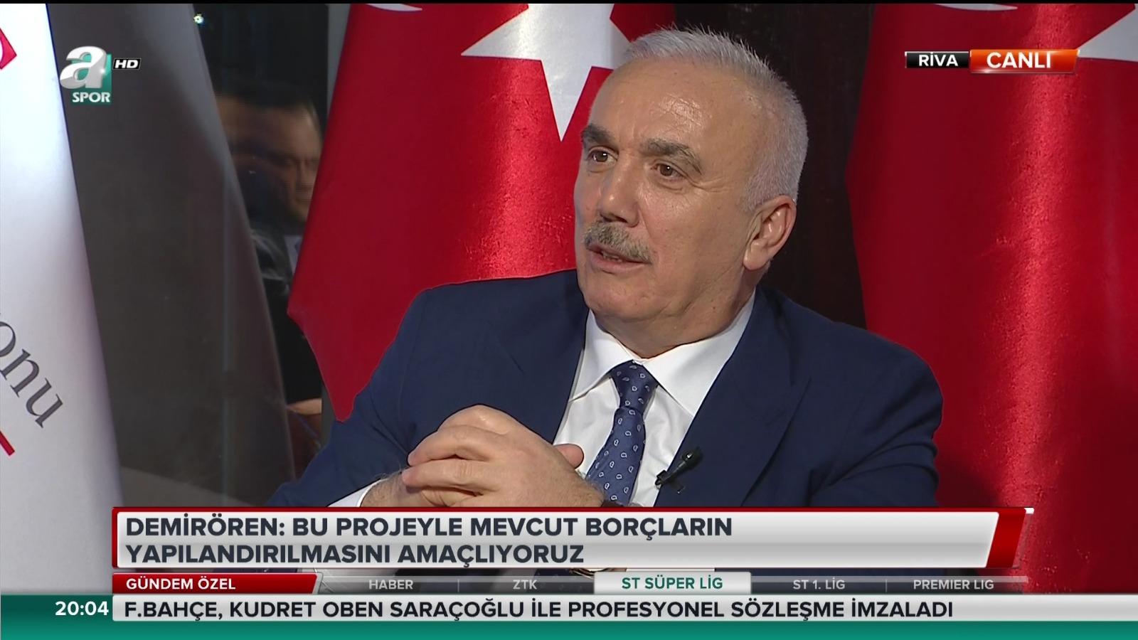 Futbol kulüplerinin borçları silinecek mi? Canlı yayında açıkladılar