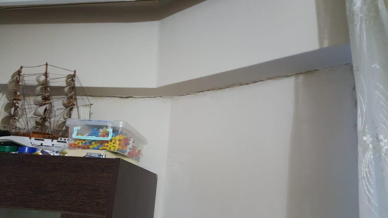 Bu sefer de Rize'deki bir apartmanda çökme tehlikesi... 8 katlı bina boşaltıldı