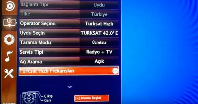 Arçelik TV kanal, frekans ekleme ayarı nasıl yapılır? Arçelik Türksat 4A uydu frekans ayarlama