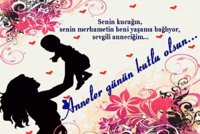 2019 Resimli anneler günü mesajları