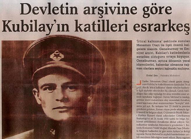 Kubilay Kimdir | Nasıl Öldürüldü